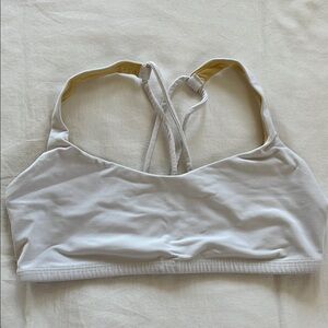 Lululemon basic White Bralette sports bra size 6